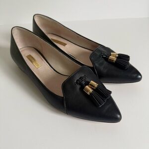 Louise et Cie Black Tassel Loafers